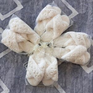 4-pack Bundle of Bridesmaids Slippers- all sizes Womens 8-10
